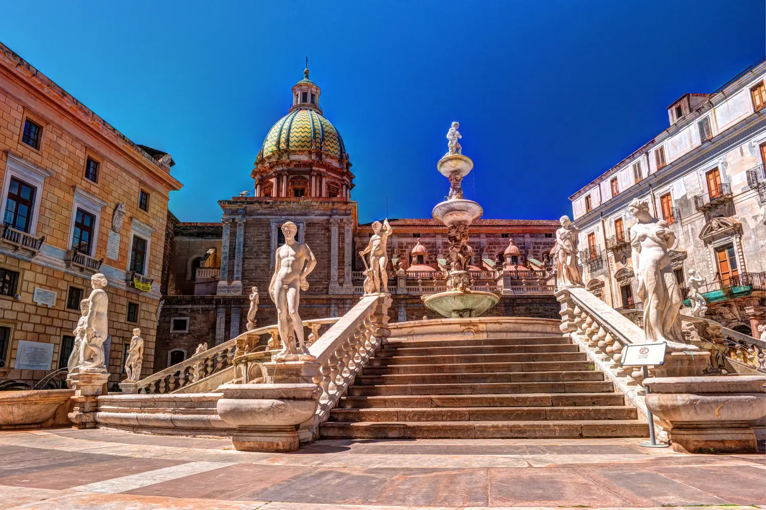 Palermo Famous Fountain Of Sh image