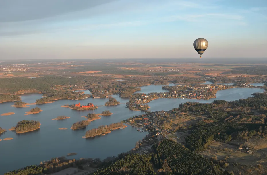 Montgolfière à Vilnius, Lituanie