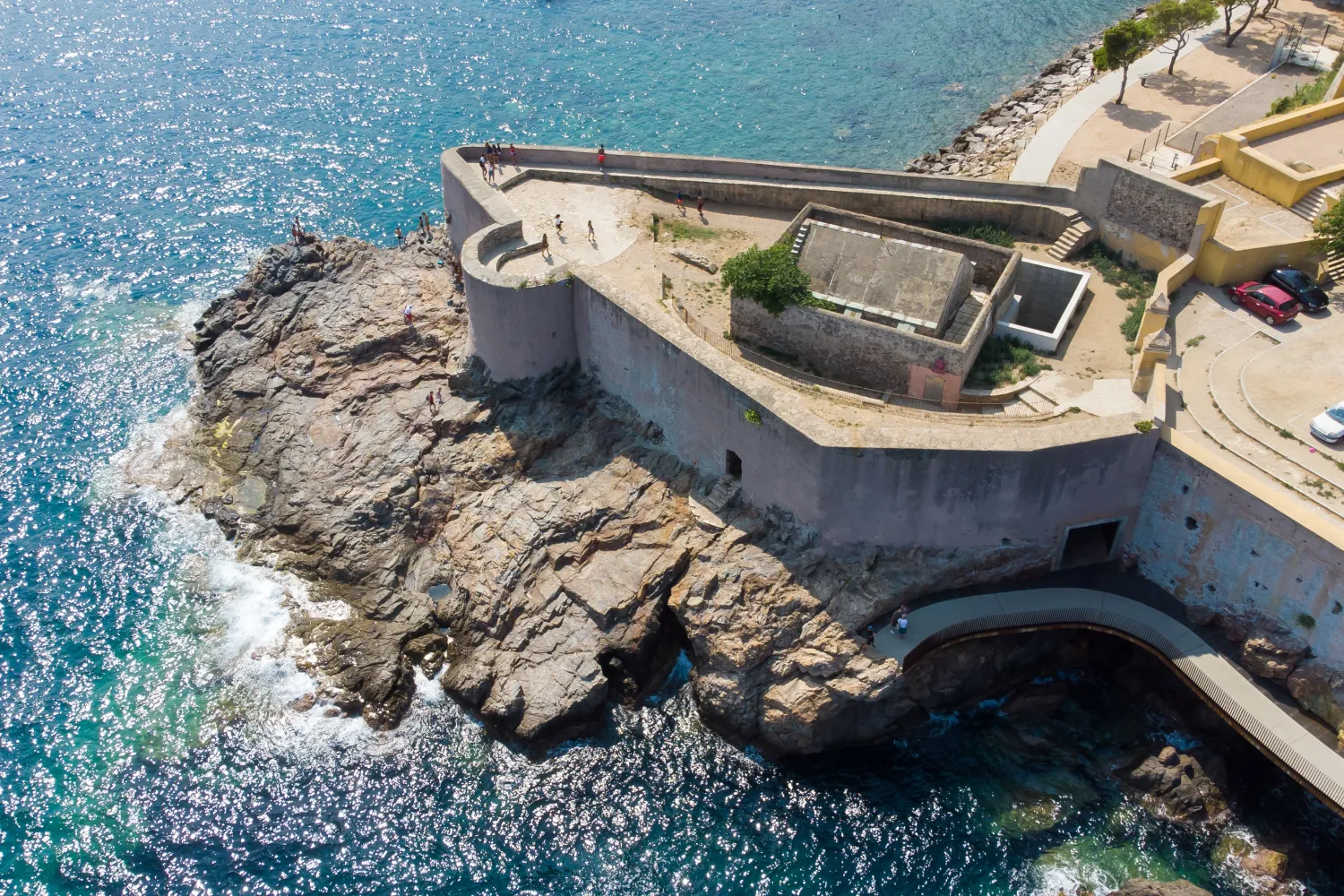 Vue Aérienne Citadelle De Bastia image