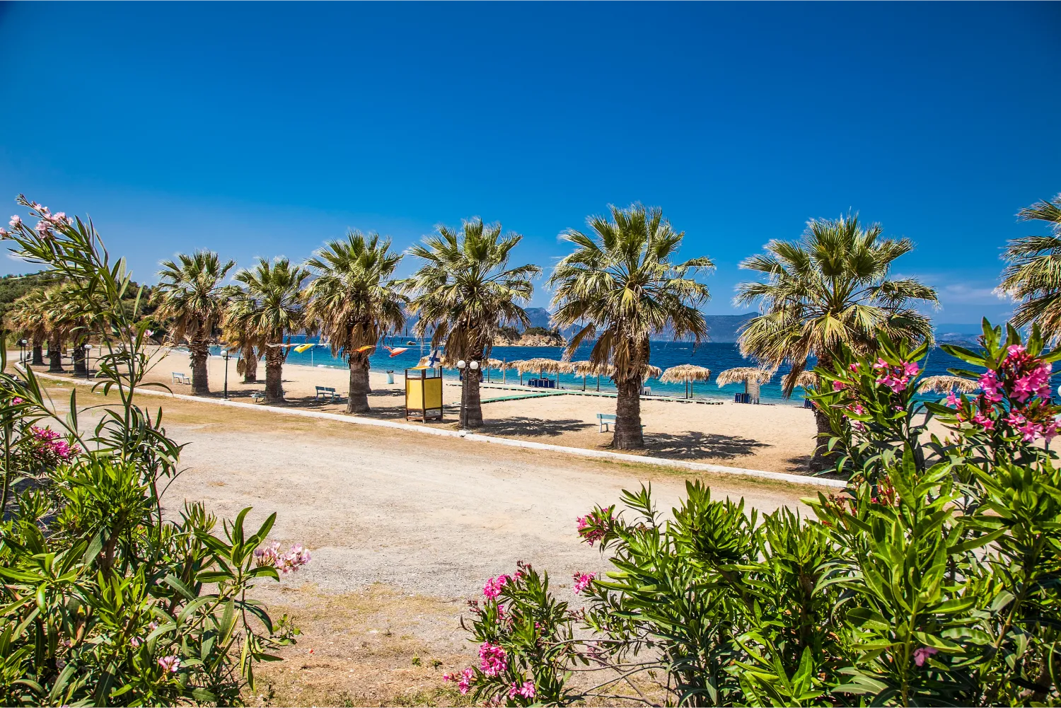 Plage de Nisiotissa à Evia, Grèce